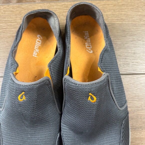 Olukai Men's Nohea Mesh Slip-On Shoes Size 13 Upper Mesh Collapsable Back - Picture 4 of 9